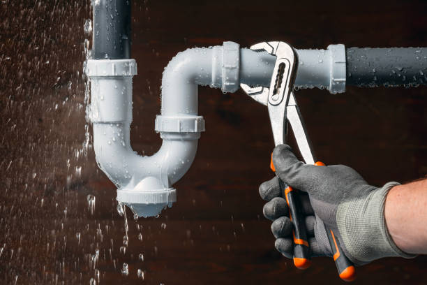 Professional Emergency Plumber technician working in Greenview, IL